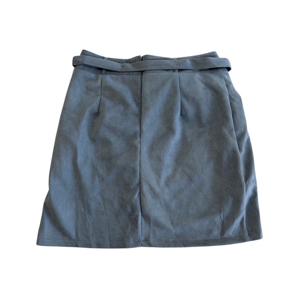 Blue Velvet Skirt - Picture 3 of 3